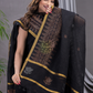 Coal Black Linen X Linen 2-Piece Set Kurti & Dupatta (UNSTITCHED) - 103