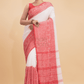 Dewali Silk Saree Red Zari Border-002 - indeloom