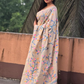 Tussar Cotton Tantuj Jamdani Handwoven Needle Work Saree In Beige - 156