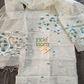 Muslin Jamdani 2-Piece Set Kurti & Dupatta (UNSTITCHED) Salt White -952