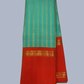 Handwoven Pure Gadwal Silk Saree  |  Seafoam Teal