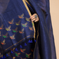 Dark Purple Cotton Linen 2-Piece Set Kurti & Dupatta (UNSTITCHED) - 118