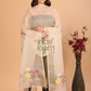 Pure Handloom Muslin Jamdani Dupatta With Light Brown - 038
