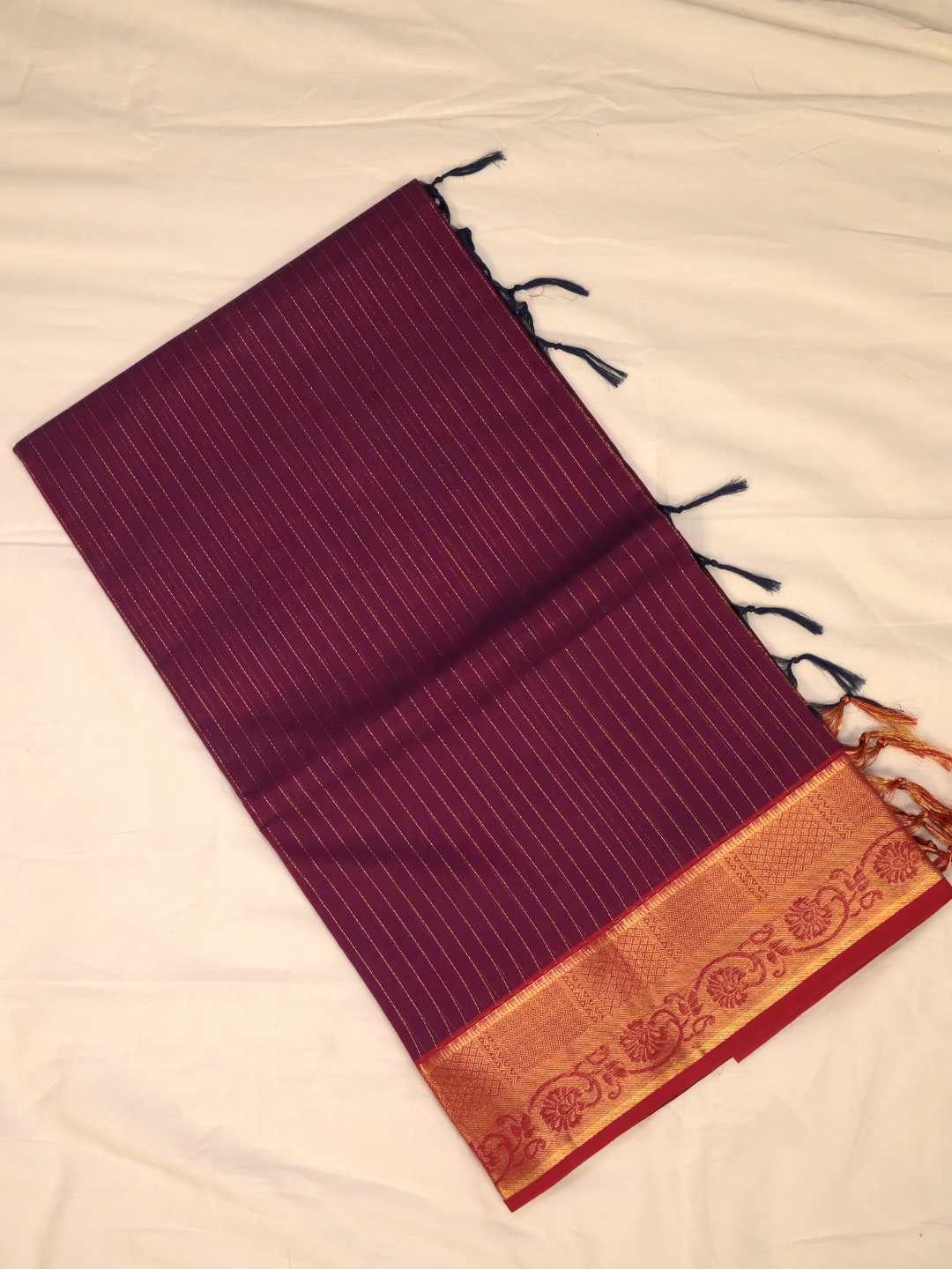 Kanchi Cotton|Maroon & REd