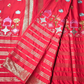 Classic Mysore Silk Saree  |  Coral Red