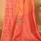 Tissue Jamdani Saree With Spanish Orange - 131