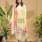 Pale Yellow Jamdani 2-Piece Set Kurti & Dupatta (UNSTITCHED) -726