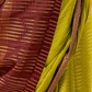 Classic Mysore Semi Silk Saree | Lime Olive Green