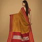 Pure Ilkal Saree With Dijon yellow and Red border - 045