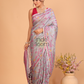 Tissue Jamdani Saree With Light Grey - 104