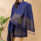 Dark Purpule Organic Linen 2-Piece Set Kurti & Dupatta (UNSTITCHED) - 072