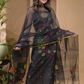 Off Black Jamdani 2-Piece Set Kurti & Dupatta (UNSTITCHED) -617