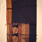 Kanchi Cotton|Navy Blue & Maroon