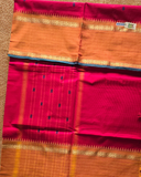 Kanchi Cotton|Red & Orange