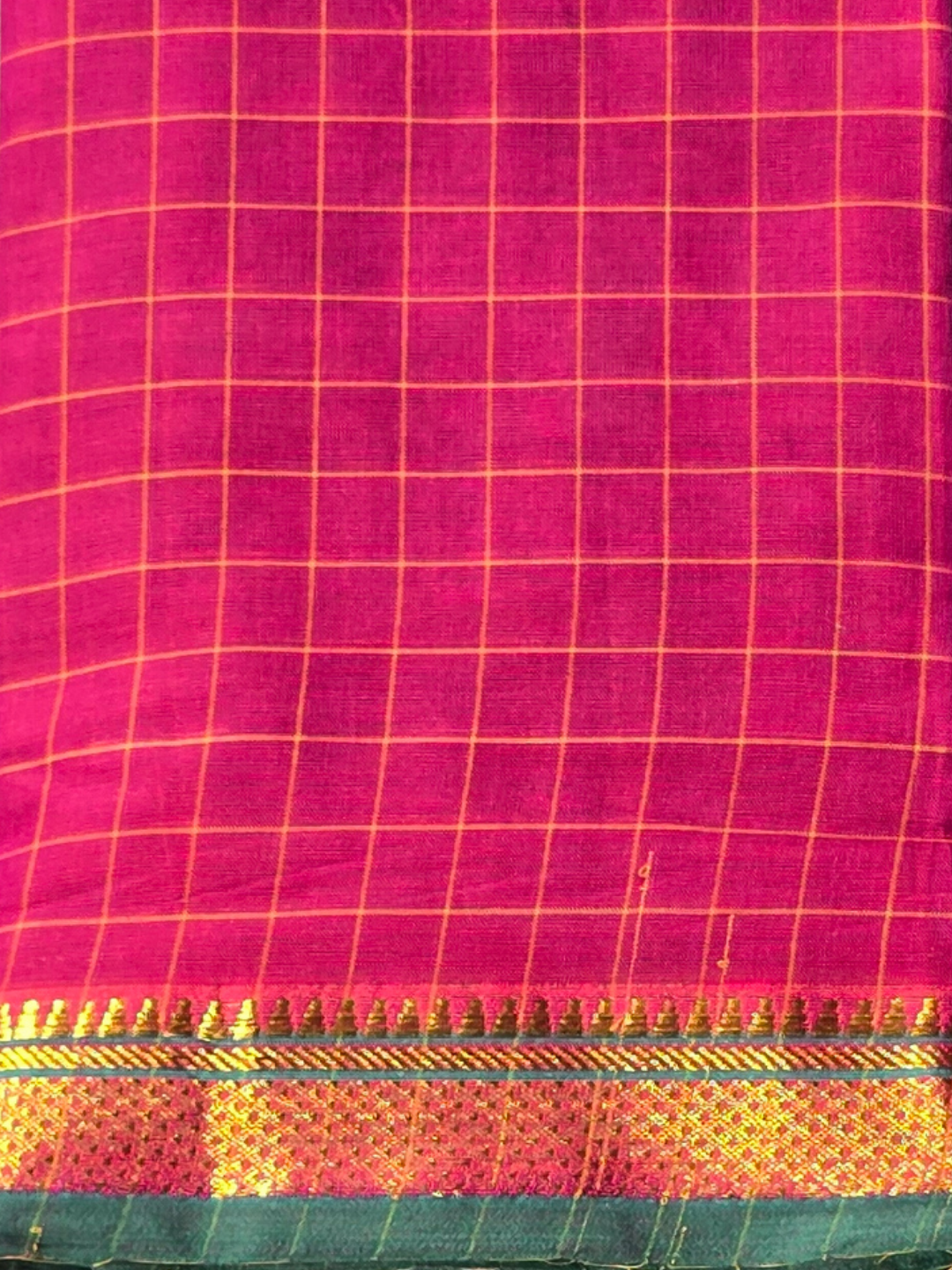 Narayanpet Cotton Saree - Pink