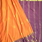 Classic Mysore Silk Saree  |  Marigold Orange