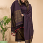 Umber Brown Organic Linen 2-Piece Set Kurti & Dupatta (UNSTITCHED) - 101
