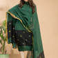 Forest Green Linen X Linen 2-Piece Set Kurti & Dupatta (UNSTITCHED) - 025