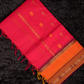 Kanchi Cotton|Rani Pink & Orange/ MAroon