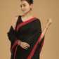True Black Jamdani Saree - 045