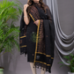 Coal Black Linen X Linen 2-Piece Set Kurti & Dupatta (UNSTITCHED) - 103