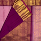 Pure Handwoven Gadwal Silk Saree Purpule -204