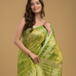 Tissue Silk Jamdani Saree Olive Green -043