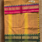 Kanchi Cotton|Mustard Yellow & Rani Pink