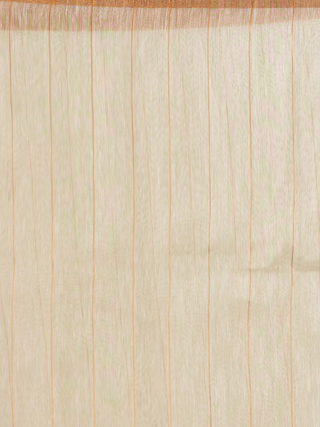 Pure Jamdani Linen Saree | Snow White  and White  | Half and Half style with Contrast Border