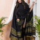 Handwoven Jamdani Linen Kurti  |  Midnight Black