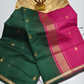 Maheshwari Silk Cotton Saree – Festive Elegance | Green
