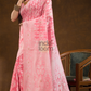 Chanderi Cotton Ethnic Motifs Saree | Rose Pink