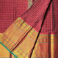 Narayanpet Cotton Saree - Maroon