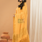 Sunshine Yellow color Jamdani 2-Piece Set Kurti & Dupatta (UNSTITCHED) - 161