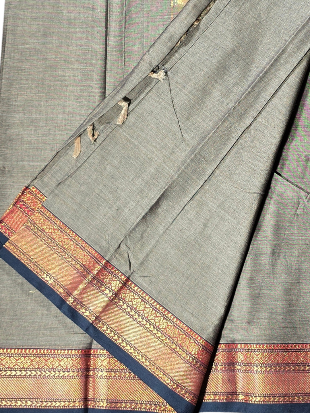 Narayanpet Cotton Saree - Green