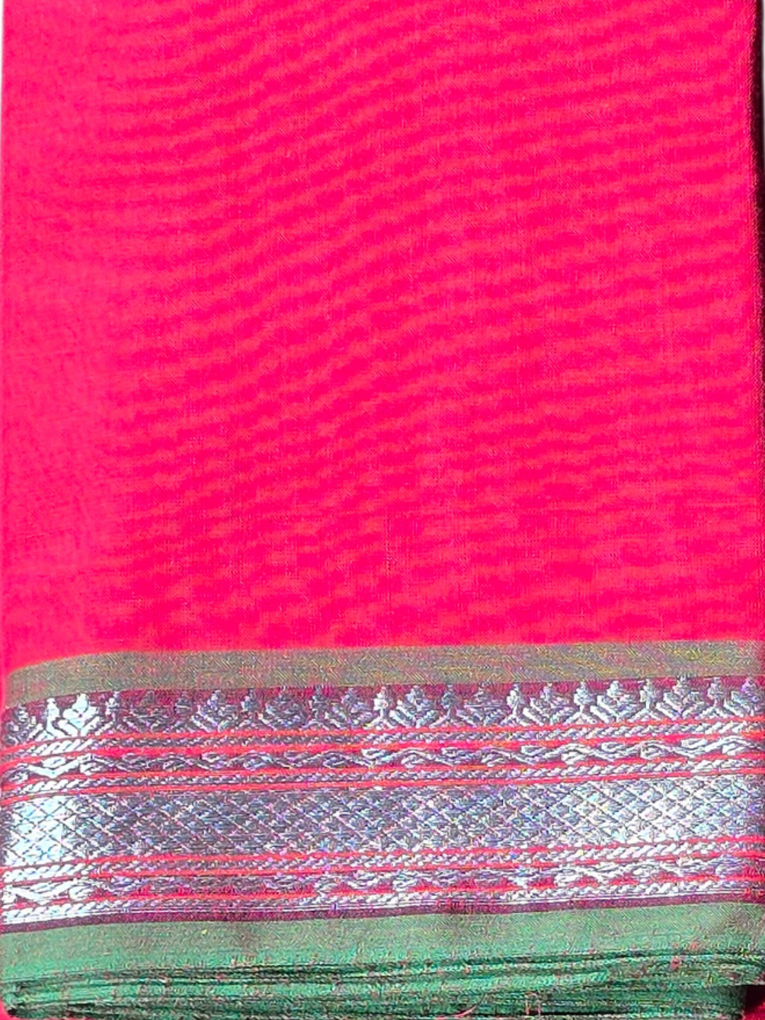 Narayanpet Cotton Saree - Pink