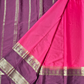 Classic Mysore Silk Saree  |  Rani Pink