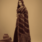 Matka Silk Jamdani Saree With Wine Purple - 027 - indeloom