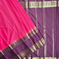 Classic Mysore Silk Saree  |  Rani Pink