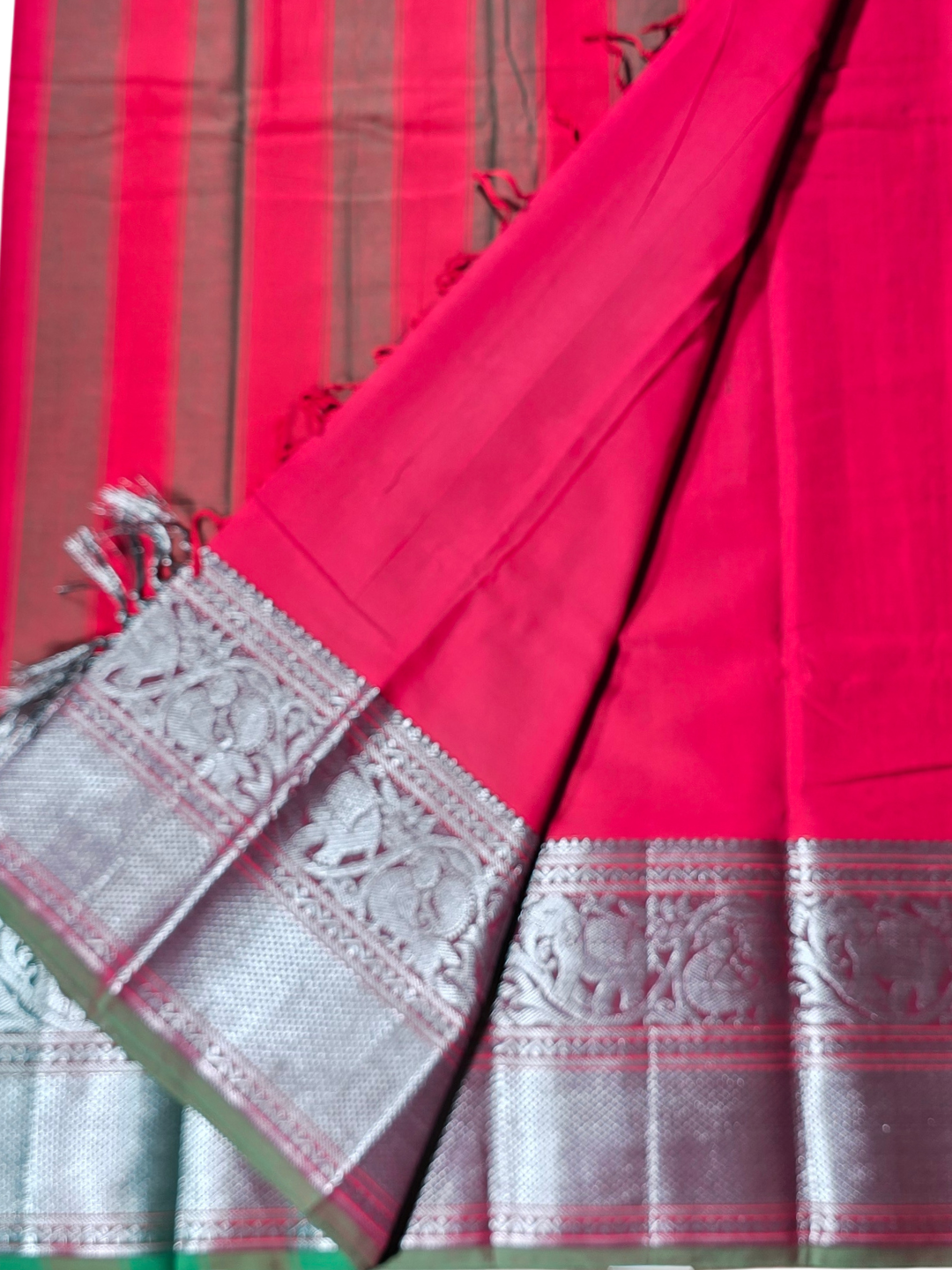 Narayanpet Cotton Saree - Pink