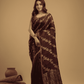 Matka Silk Jamdani Saree With Wine Purple - 027 - indeloom