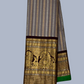 Pure Handwoven Gadwal Silk Saree Gray-203