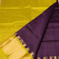 Pure Handloom Korvai Saree | Wine Purple