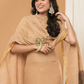 Sand Brown Jamdani 2-Piece Set Kurti & Dupatta (UNSTITCHED) - 141