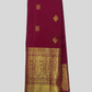 Handwoven Pure Gadwal Silk Saree  |  Berry Pink