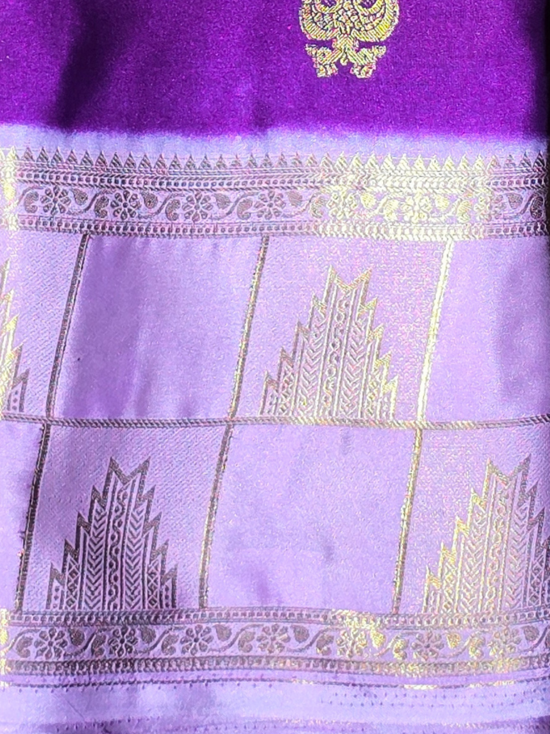 Classic Mysore Silk Saree  |  Purple