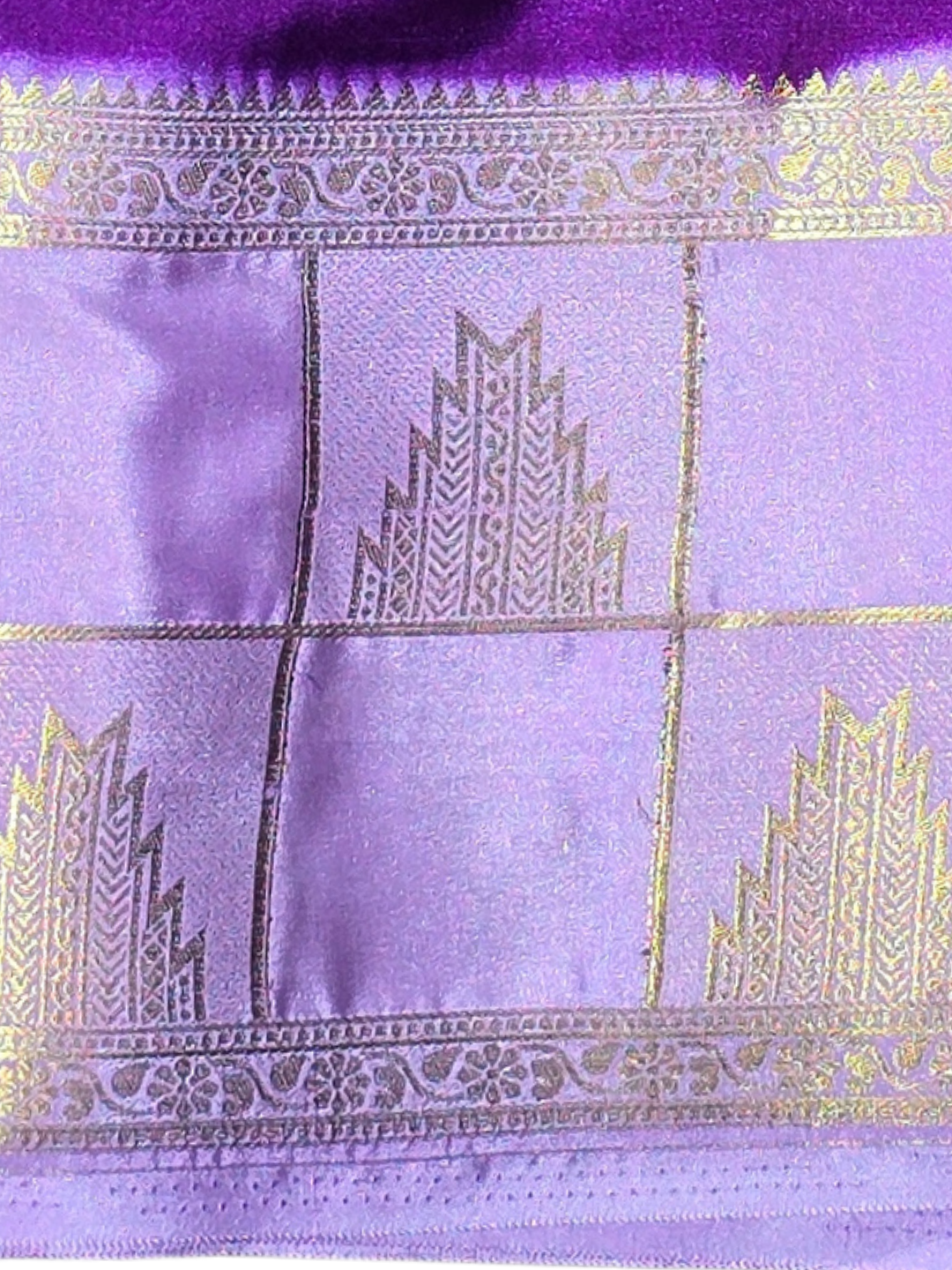 Classic Mysore Silk Saree  |  Purple