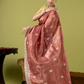 Fancy Blended Saree | Dusty Rose