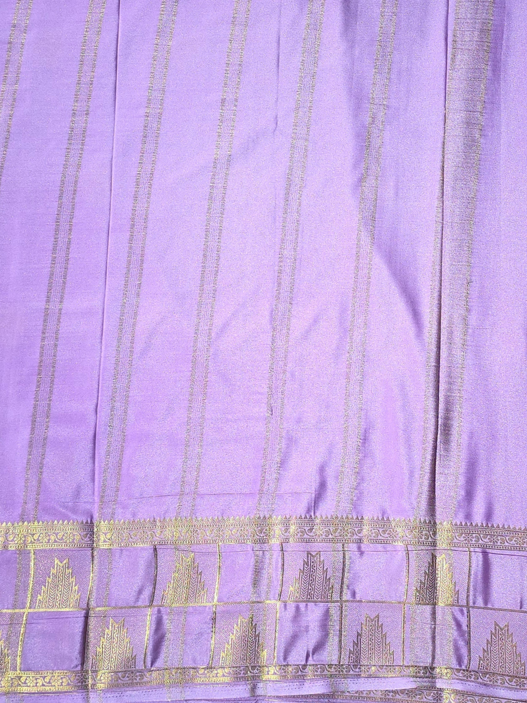 Classic Mysore Silk Saree  |  Purple