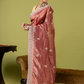 Fancy Blended Saree | Dusty Rose